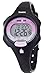 Timex Women's T5K522 Ironman Essential 10 Mid-Size Black/Pink Resin Strap Watch