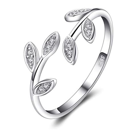 JewelryPalace Olive Leaf Adjustable Ring Cover
