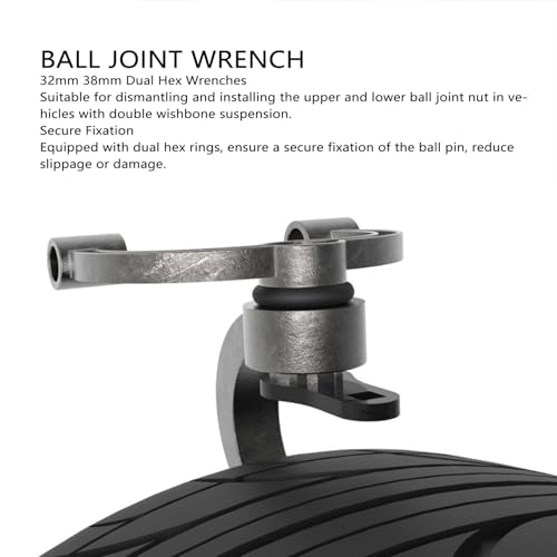Clé à rotule 32mm 38mm Fabater pour écrous d'essieu Benz - 4
