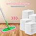 8Pcs Reusable Microfiber Mop Pads Compatible with Swiffer Sweeper，Dry Sweeping Cloths & Wet Mopping Cloths Washable Wet Pads for Hardwood Surface Floor Cleaning