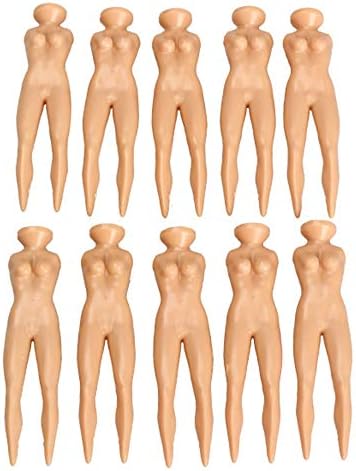 Xeminor Human Lady Golf Tees Naked Golf Ball Tees Practice Training Golf Spike 10 Pcs