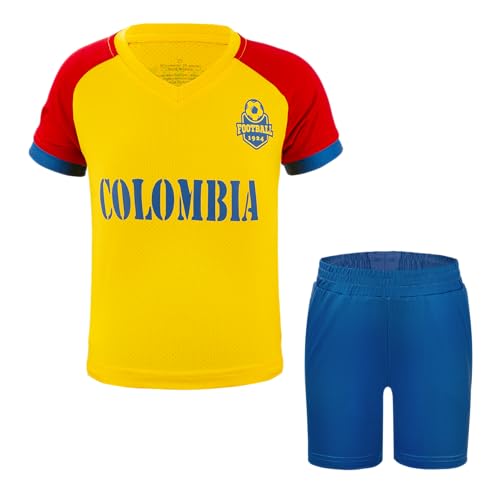 Image of Cnins Kids Soccer Jersey Kit for Boys & Girls- Breathable & Quick-Dry - Youth Soccer Football Training Gifts (2T-14Y)