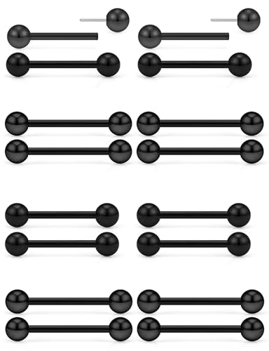 Kwoencxi 14G XbhX jbv sAX WG[ ナO 14Q[W h 316L T[WJXeXX`[ vbVC ubN jbv ナO o[x o[ sAX WG[ fB[X Y 14mm 16