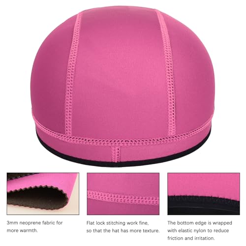 Image of 2mm Neoprene Dive Hood Thermal Mens Wetsuit Cap for Surf Snorkel | Long Short Hair Keep Warm Clean Wet Suit Beanie, Adult Youth Scuba Swim Cap for Beach Kayak Canoeing Scuba Cold Ocean Lake