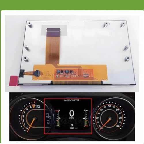 Pantalla LCD de 7" P68377802AD para cuadro de instrumentos Wrangler 4