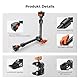 K&F Concept 11 Zoll Magic Arm mit Super Clamp, Kamera Halterung für Käfig Monitor LED Licht Action-Kamera, 2 KG Belastung