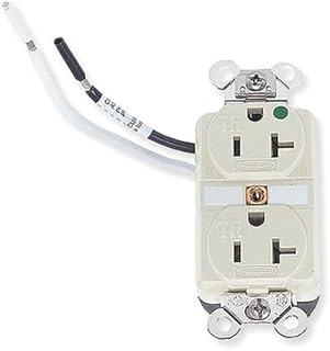 20A 5-20R 125V Receptacle Duplex Ivory - Pack Of 6
