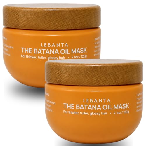Lebanta Raw Batana Oil – Cold-Pressed Scalp Treatment, 4oz × 2
