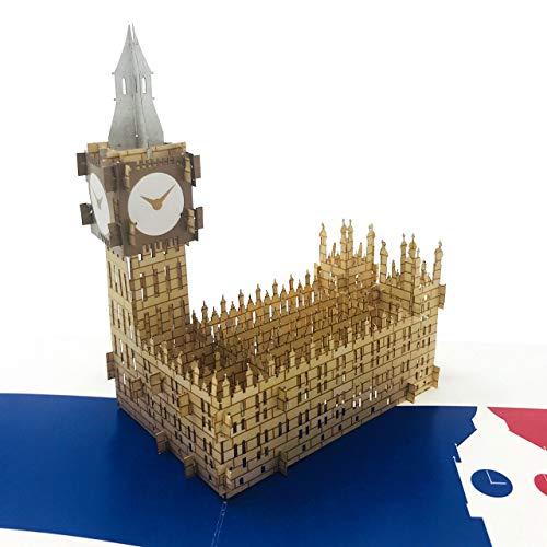 London Big Ben Tower - Wow 3D Pop Up Greeting Card For All Occasions #TOP2