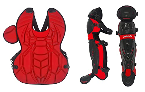 Jadekylin 16" Baseball & Softball Catcher Gear Youth For Ages 13 To 16 (Red) #TOP17
