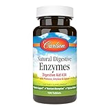 Carlson - Natural Digestive Enzymes, Digestive Aid #34 with Protease, Amylase & Lipase, Digestive...