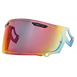 山城(yamashiro) バイク用 ヘルメットミラーシールド EXTRAシールド(エキストラシールド) アライ VAS-V スモーク/レッド 【適合：RX-7X/ASTRO-GX/XD/RAPIDE-NEO/ASTRAL-X/VECTOR-X】 EX028200