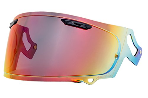 山城 EXTRA ミラーシールド Arai VAS-V スモーク/レッド 新品 山城（YAMASHIRO） アライ VAS-V用 スモーク × レッド エキストラ