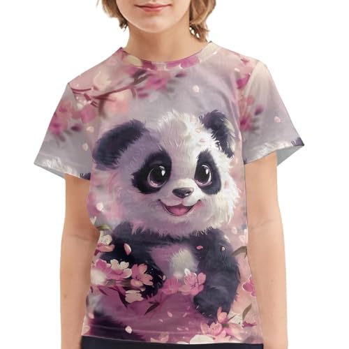 Image of JEOCODY Boys Girls Graphic Tees Funny 3D Printed Short Sleeve T-Shirts 3-16T