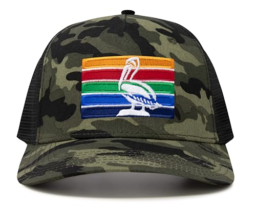Image of International Tie City Hat for Men and Women, Adjustable Snapback Trucker Baseball Cap with Embroidered Patch