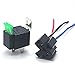 Fuguang 12V Power Repeater, Truck Relay Switch for LED Running Board Courtesy Light Converter with Fuse Relay DC12V 30A (12V Repeater)