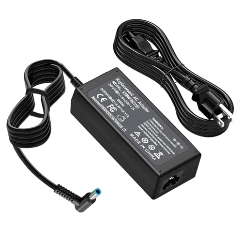 45W Smart Blue Tip Power Adapter for HP Laptop Computer