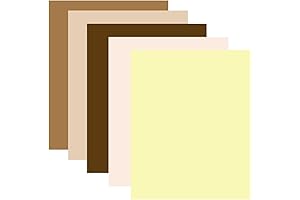 Assorted Brown Boho Cardstock Paper