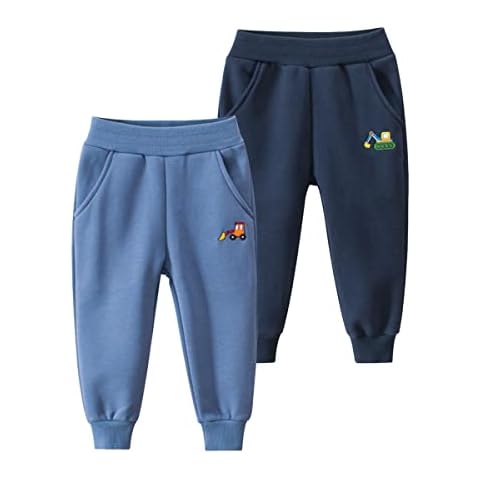 GFQLONG Toddler Boys Cotton Dinosaur Jogger Pants Cover