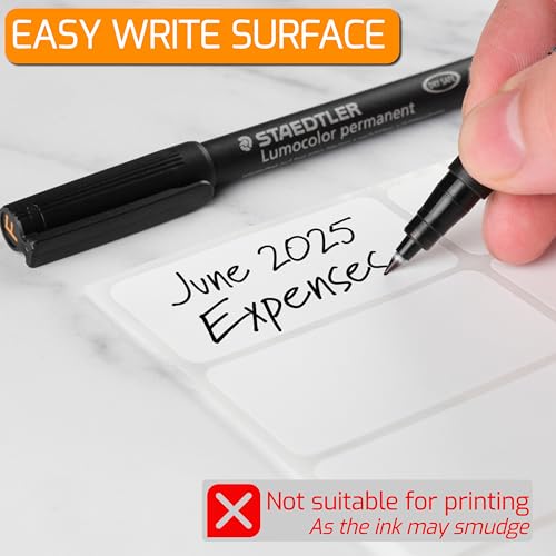 Easy Peel Labels 6x3 cm - 100 Durable Easy Peel Off Labels, Perfect for Organising & Labelling | Remove Effortlessly with Our Premium Easy Peel Stickers by Innoveem - Cosy Home Interiors Easy Peel Labels 6x3 cm - 100 Durable Easy Peel Off Labels, Perfect for Organising & Labelling | Remove Effortlessly with Our Premium Easy Peel Stickers by Innoveem - Image 6