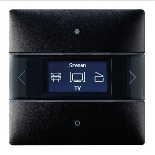 Contrôleur de pièce noir LUXORliving iON8 BK régulateur température KNX