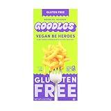 GOODLES Gluten-Free Vegan Be Heroes Mac and Cheese 1-pack, 6oz - 11g Protein & 4g Fiber per serving and 21 Nutrients from Plants | Certified Gluten Free