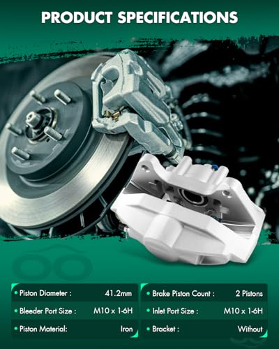 Image of SCITOO - Rear Disc Brake Calipers Assembly w /o Bracket For INFINITI,For Nissan Models - For 370Z,For FX50,For G37,For M37,For M56,For Q50,For Q60,For Q70,For Q70L,For QX70 196183 196182