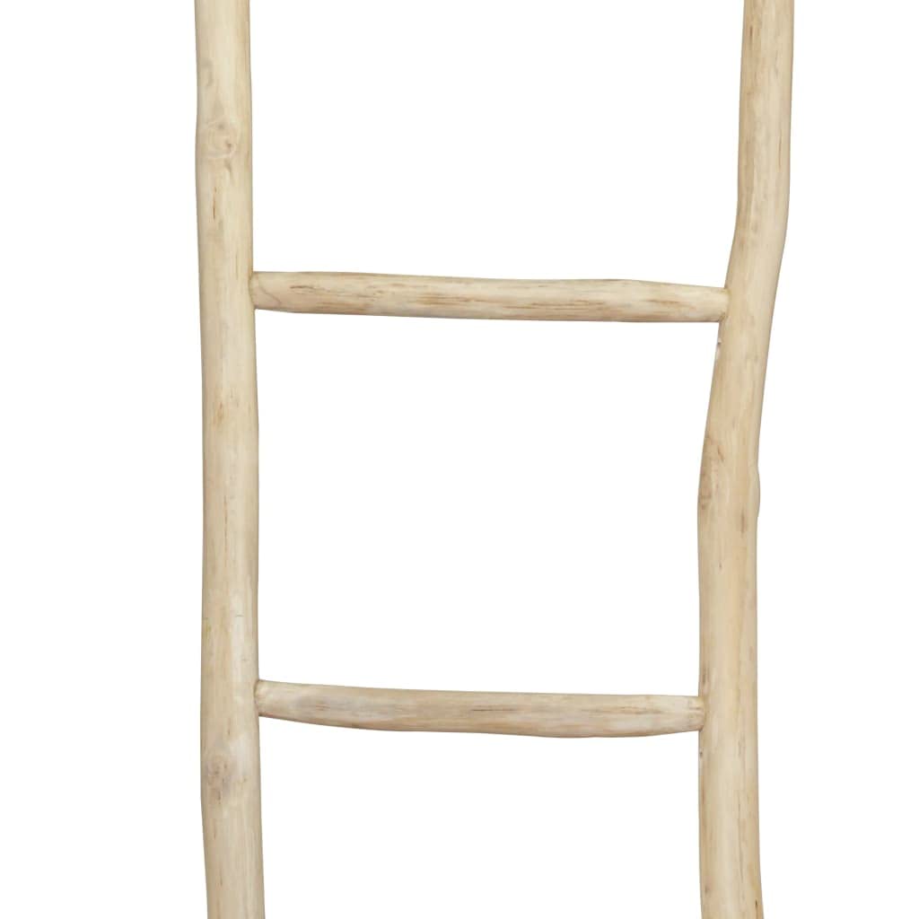 Handtuchhalter Leiter mit 5 Sprossen Teak 45 x 150 cm,Heim & Garten,Badzubehör,Handtuchhalter,Braun,8.06 kg-244568