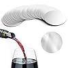 ANDSHUAI 20 Piezas Vertedor de Vino,Discos Reutilizables,Boquillas Antigoteo Accesorios, Vertidor De Vino Sin Goteo,Vertedor Vino Antigoteo,para Botellas Stop Gote Vino,para Restaurantes,Bares