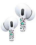 RockMax Universal Skin for AirPods Pro 3/Pro 2/Pro, Cute Stickers Also Fits to AirPod 1/2/3/4, Leopard Print Wrap for Women and Girls, Easy to Identify, Case-Friendly