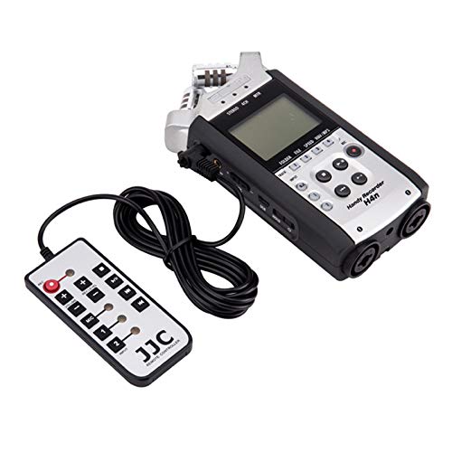 Jjc H4N Cable Wired Remote Control Commander For Zoom H4N & H4N Pro All Black (2020 Model) Handy Portable Digital Recorder Replaces Zoom Rch-4N Controller - Cable Length: Approx 1.4M / 4.6 Feet #TOP3