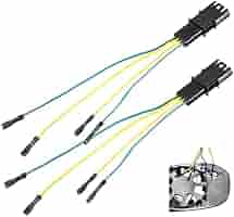 GLFLOW BMW Side Mirror Heater Connector - 4 Pin Cable For E90, F10, X5, X6 Mirror Defrost Repair-792612
