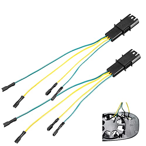 KYYET 4Pins Side Mirror Heating Function Connector Cable Wire for E90 F10 F30 E70 E71 X5 X6