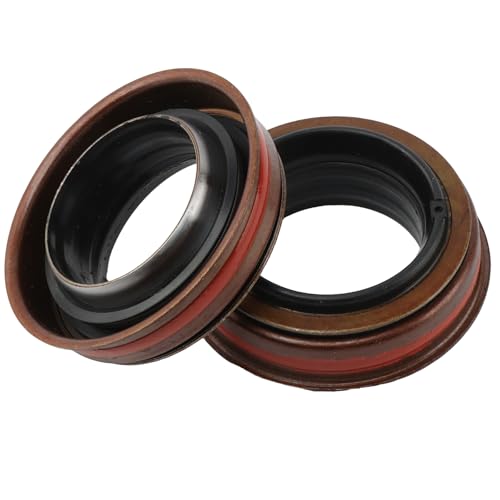 2pcs - 68304271AA Front Drive Axle Shaft Oil Seal Set Drive Axle Shaft Rubicon Dana 44 Dana 30 Differential Carrier Seal 30710863 for Jeep 2007-2017 Wrangler, 2018 Wrangler Jk, # 2013455, 5014852AC