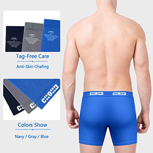 Image of Men's Underwear Micro Modal 3 Pack Boxer Briefs Men Fly