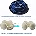 Victuna Upgrade Travel Neck Pillow, Snug Fit Memory Foam Travel Pillow, Thin Back, Soft& Comfortable for Airplane, Bus, Train, in Office, at Home, Washable Soft Velvet Cover