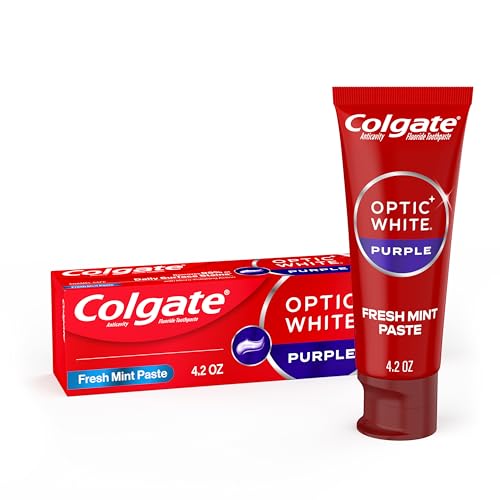 $2.97 coupon - Colgate Optic White Purple Toothpaste, Mint, 4.2oz