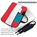 MOganjg Ultra Thin Lightweightaustrian Flag Print Laptop Carry Bag Portable Shoulder Handbag With Adjustable Strap