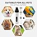 FANSUIT Heusom Silent Groom Pro Nail Grinder, 2025 New Heusom Dog Nail Trimmer, Rechargeable USB Charging Pet Nail Grinder, Pet Paws Grooming Smoothing Tool (1 Set)