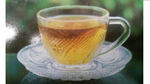 Chefcaptain Tea/Coffee Clear Glass Elegant Cup and Saucer Set, 12 Piece