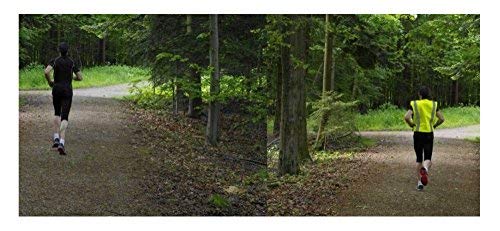 Universal Warnweste Motorrad-, Outdoor-, Rad- und Sport - Sicherheitsweste Neongelb mit Reflektoren