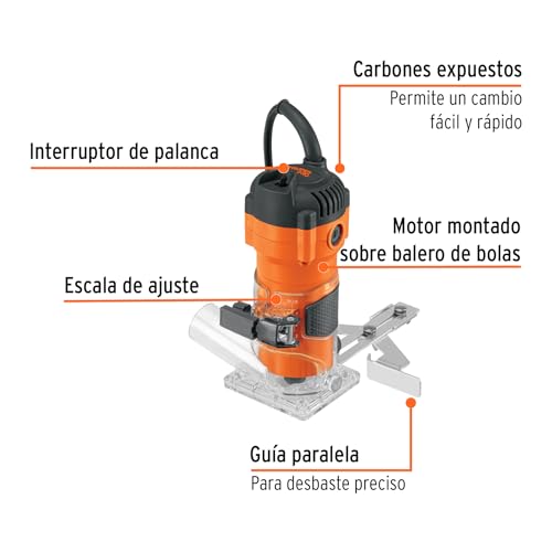 Rebajadoras Router Truper 9 Imagen adicional