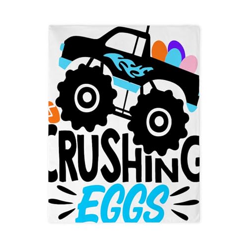 CafePress New Easter Monster Truck Crushing Twin Duvet Cover, Printed Comforter Cover, Unique Bedding,