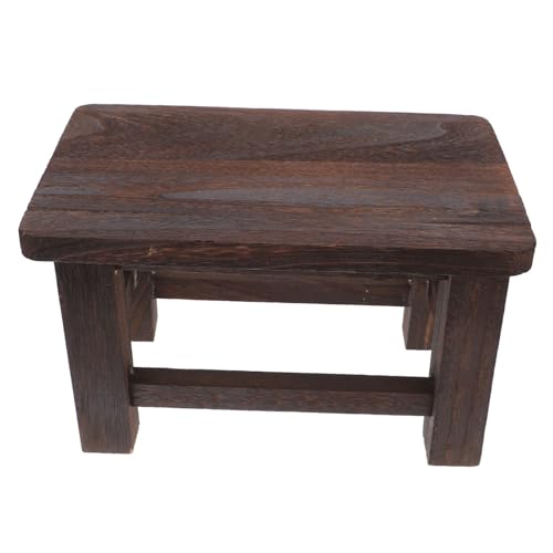 WHAMVOX Stool Wooden Stool for Toddlers Multi-Purpose Rustic Vintage Design Comfortable for Boys and Girls and Adults