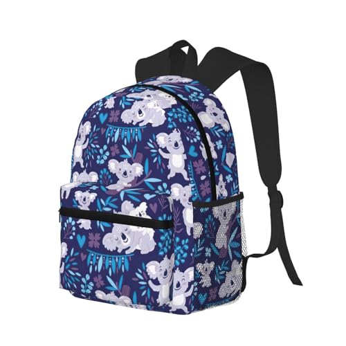 Sac à dos voyage koala noir avec compartiment PC portable - 2
