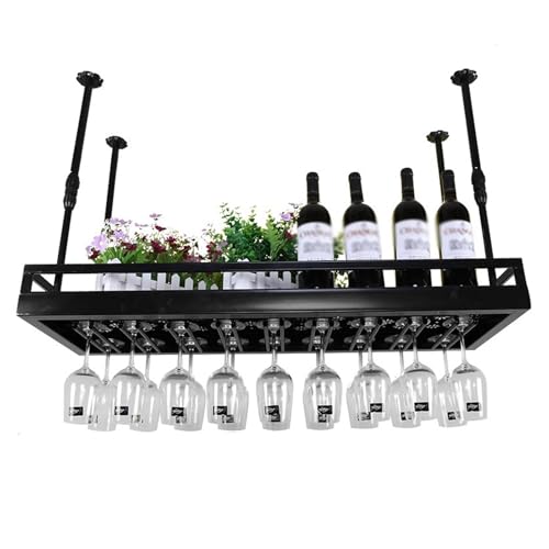 Support de verre à vin pour optimiser l'espace au-dessus du comptoir de bar - 2