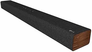 LG SP2.CEUSLLK Altavoces de Barra de Sonido, Negro, 100W, 2.1 Canales