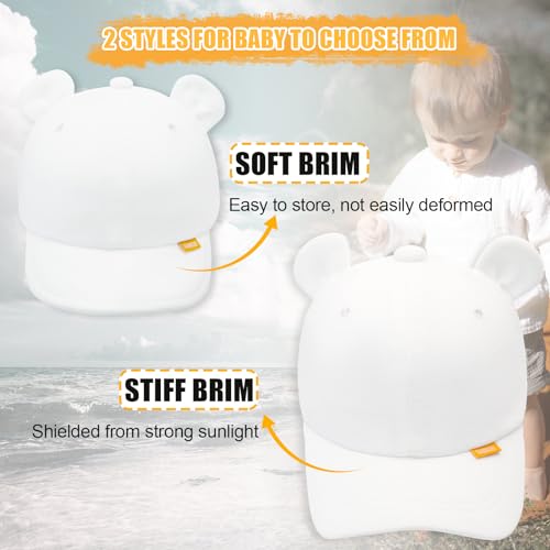 Toddler Boy Baseball Cap Baby Sun Soft Caps Girl Cute Bear Ear Hat Kid Summer Adjustable Hats for Infant2