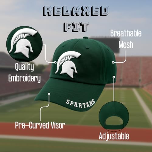 Gorra Michigan State Classic Edition ajustable verde miniatura 4