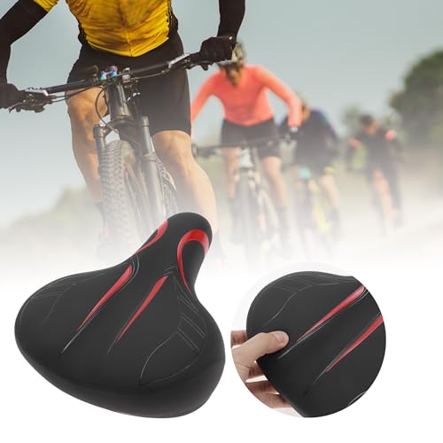 Selle de vélo imperméable rouge confortable avec outils d'installation pour cyclisme de route - 4